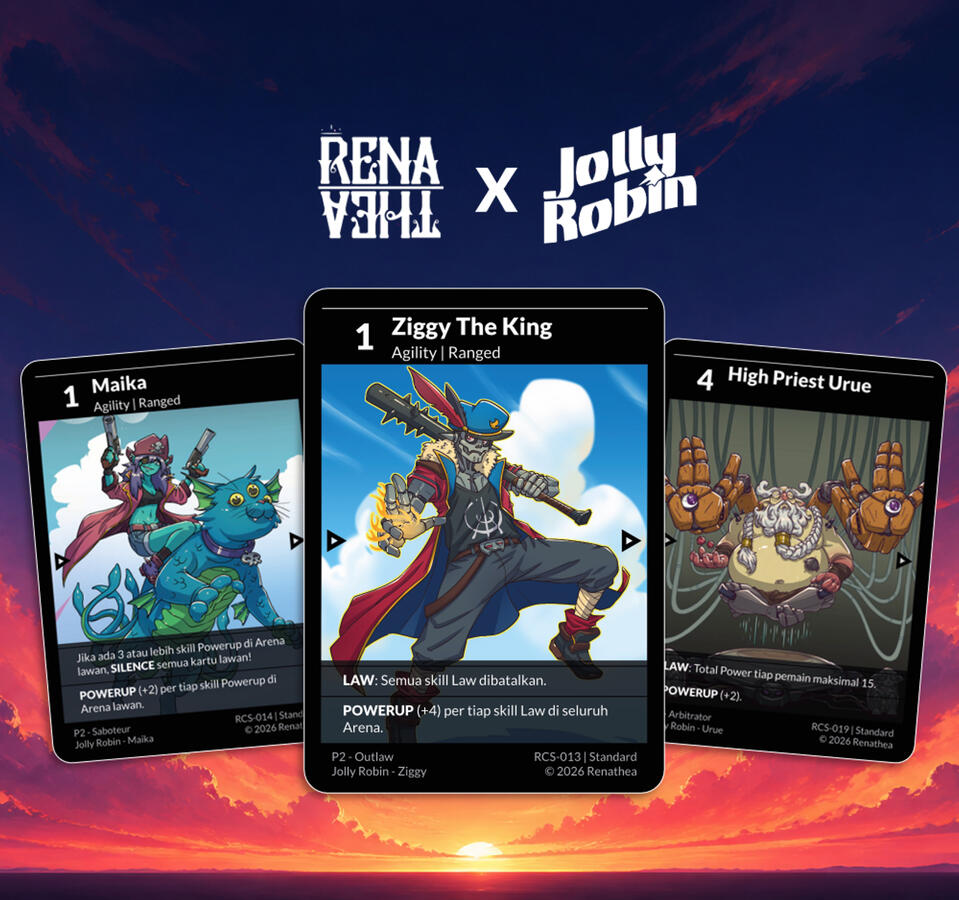 Kartu set Jolly Robin — Convergence 01
